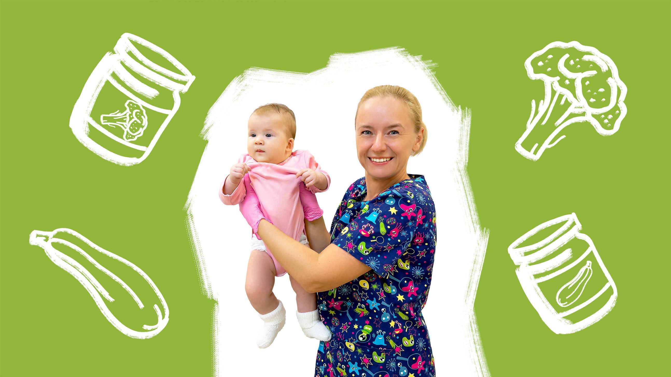 Введение прикорма и первые продукты для малыша